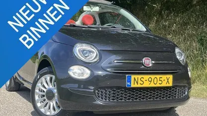 Occasion Fiat 500C Pop Star 69 PK (50 kW) 2017 Zwart Cabriolet