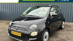 Zwart Gebruikt 2017 Fiat 500C Lounge Cabriolet | € 10.490 (Eerlijke prijs)