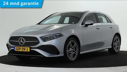 Hightechzilver (licht grijs metallic) Occasion 2024 Mercedes A250 AMG Hatchback | € 34.450 (Eerlijke prijs)