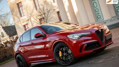 Occasion Alfa Romeo Stelvio Quadrifoglio Verde 510 PK (375 kW) 2018 Rood, metallic lak SUV