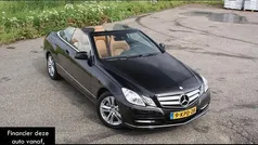 Zwart Gebruikt 2012 Mercedes E250 Elegance Cabriolet | € 17.950 (Goede deal)