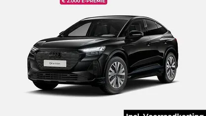 Nieuw Audi Q4 Sportback e-tron Advanced 210 kW (286 PK) 2025 Zwart SUV