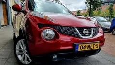 Rood, metallic lak Gebruikt 2010 Nissan Juke Tekna SUV | € 5.450 (Eerlijke prijs)