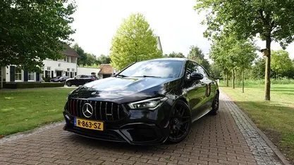 Occasion Mercedes CLA45 AMG Premium Plus 422 PK (310 kW) 2021 Zwart Sedan