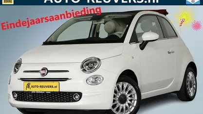 Wit Gebruikt 2020 Fiat 500C Lounge Cabriolet | € 11.900 (Goede deal)