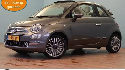 Occasion Fiat 500 Lounge 69 PK (50 kW) 2017 Grijs Cabriolet