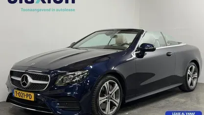 Blauw Gebruikt 2018 Mercedes E300 AMG line Cabriolet | € 42.900 (Eerlijke prijs)
