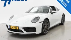 Wit, metallic lak Gebruikt 2021 Porsche 911 Targa 4S Cabriolet | € 169.911 (Super prijs)