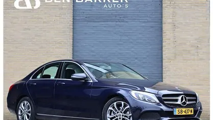 Occasion Mercedes C180 Premium Plus 156 PK (114 kW) 2018 Blauw Sedan