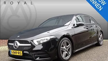 Occasion Mercedes A220 AMG line 191 PK (140 kW) 2019 Zwart Hatchback
