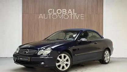 Occasion Mercedes CLK200 Avantgarde 163 PK (119 kW) 2005 Blauw (metallic) Cabriolet