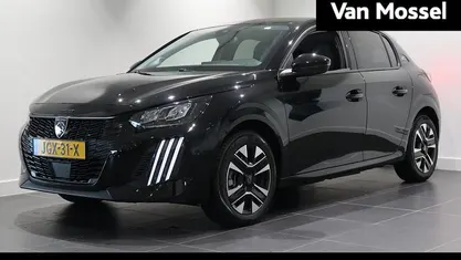 Zwart Nieuw 2025 Peugeot e-208 Allure Hatchback | € 27.440 (Super prijs)