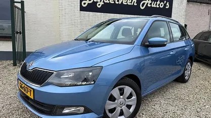 Occasion Skoda Fabia First Edition 90 PK (66 kW) 2015 Blauw Stationwagen