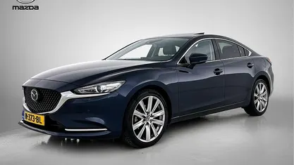 Blauw metallic Occasion 2021 Mazda 6 Luxury Sedan | € 26.795 (Eerlijke prijs)