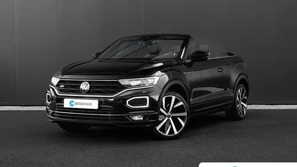 Zwart Gebruikt 2021 VW T-Roc Cabriolet R-line Cabriolet | € 28.840 (Eerlijke prijs)