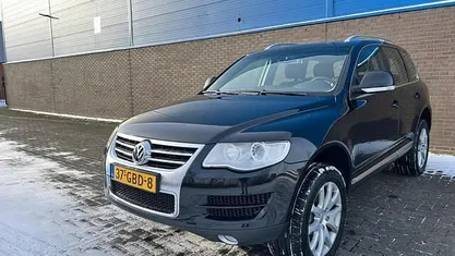 Zwart Occasion 2008 VW Touareg Highline SUV | € 6.250 (Super prijs)