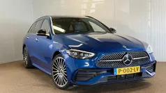 Blauw Gebruikt 2022 Mercedes C300 AMG Stationwagen | € 37.900 (Eerlijke prijs)
