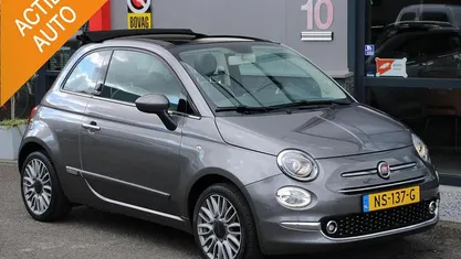 Grijs Occasion 2017 Fiat 500C Lounge Cabriolet | € 9.435 (Eerlijke prijs)