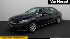 Blauw, metallic lak Gebruikt 2020 Mercedes C180 Sedan | € 23.900
