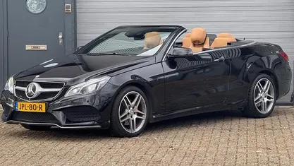 Zwart (metallic) Gebruikt 2015 Mercedes E350 Prestige Cabriolet | € 19.900 (Eerlijke prijs)