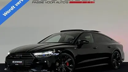 Zwart (metallic) Occasion 2021 Audi A7 Sportback Competition Hatchback | € 55.750 (Eerlijke prijs)