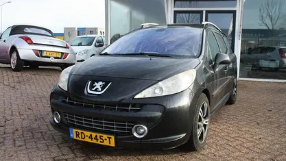 Zwart Gebruikt 2007 Peugeot 207 Stationwagen | € 1.995 (Eerlijke prijs)