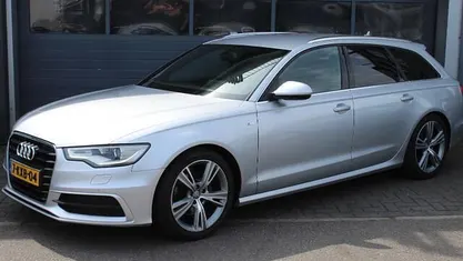 Occasion Audi A6 S-Line 179 PK (131 kW) 2014 Grijs, metallic lak Stationwagen