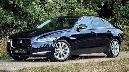 Occasion Jaguar XF Prestige 200 PK (147 kW) 2018 Blauw (metallic) Sedan