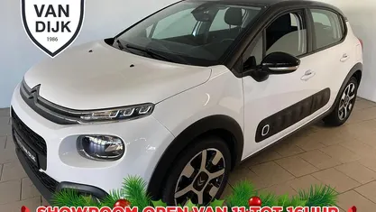 Wit Gebruikt 2019 Citroën C3 PureTech Hatchback | € 9.785 (Eerlijke prijs)
