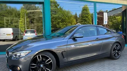 Occasion BMW 420 Sport Line 184 PK (135 kW) 2014 Grijs, metallic lak Coupé