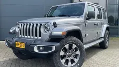 Zilver, metallic lak Gebruikt 2021 Jeep Wrangler Unlimited Sahara SUV | € 59.900 (Eerlijke prijs)