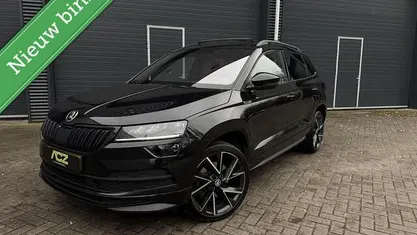Occasion Skoda Karoq SportLine 150 PK (110 kW) 2021 Zwart SUV