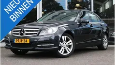 Zwart Gebruikt 2014 Mercedes C180 Ambition Sedan | € 12.950 (Super prijs)