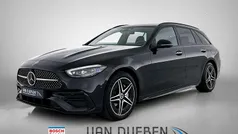 Zwart Gebruikt 2023 Mercedes C300 AMG line Stationwagen | € 45.950 (Super prijs)