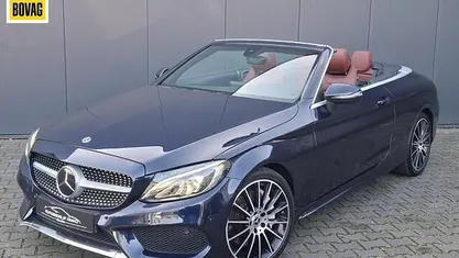 Occasion Mercedes C250 AMG line 211 PK (155 kW) 2017 Blauw Cabriolet