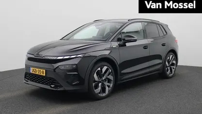 Zwart Nieuw 2025 Skoda Elroq RS SUV | € 52.444 (Eerlijke prijs)