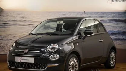 Zwart (metallic) Occasion 2017 Fiat 500 Lounge Hatchback | € 8.450 (Eerlijke prijs)