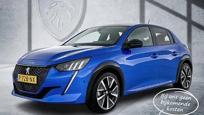 Blauw (metallic) Gebruikt 2022 Peugeot e-208 GT Hatchback | € 19.890 (Eerlijke prijs)
