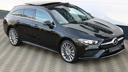 Zwart Gebruikt 2022 Mercedes CLA250 Shooting Brake AMG line Stationwagen | € 30.945 (Eerlijke prijs)