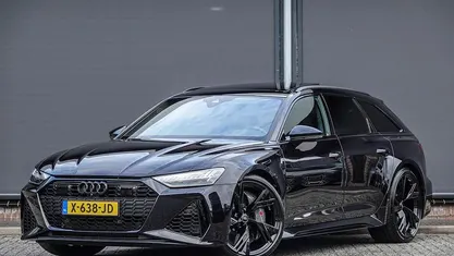 Zwart, metallic lak Gebruikt 2023 Audi RS6 S-Line Stationwagen | € 147.950 (Eerlijke prijs)