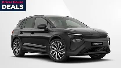 Zwart Nieuw 2025 Skoda Elroq SportLine SUV | € 45.290 (Eerlijke prijs)