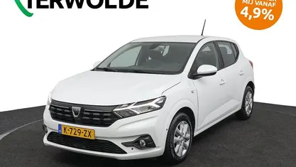 Wit Occasion 2021 Dacia Sandero Comfort Hatchback | € 13.340 (Eerlijke prijs)