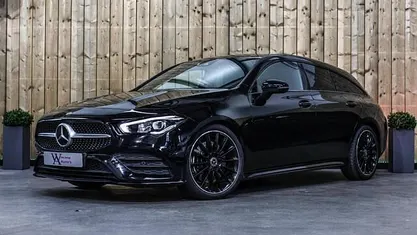 Zwart Gebruikt 2019 Mercedes CLA220 Shooting Brake AMG Stationwagen | € 27.500 (Goede deal)