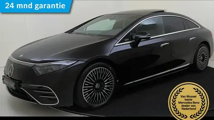 Zwart Occasion 2023 Mercedes EQS450+ AMG line Hatchback | € 68.945 (Eerlijke prijs)