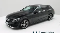 Zwart Gebruikt 2015 Mercedes C200 AMG Stationwagen | € 14.950 (Eerlijke prijs)