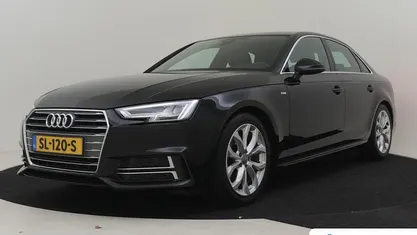 Zwart Occasion 2018 Audi A4 S-Line Sedan | € 19.895 (Eerlijke prijs)