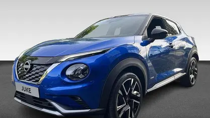 Nieuw Nissan Juke 143 PK (105 kW) 2025 Blauw, metallic lak SUV