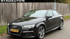 Zwart Gebruikt 2018 Audi A3 S-Line Sedan | € 15.995 (Super prijs)