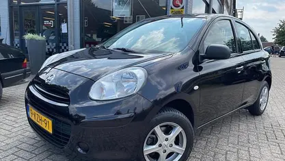 Paars (metallic) Occasion 2013 Nissan Micra S Hatchback | € 3.900 (Goede deal)