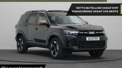Noir nacré (zwart mica) Nieuw 2025 Dacia Bigster Extreme SUV | € 36.675 (Eerlijke prijs)